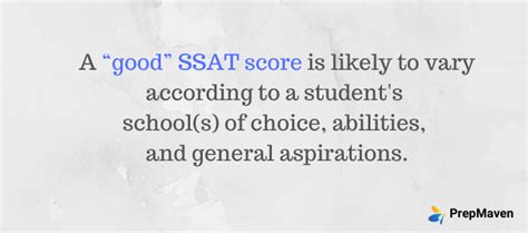 what is a good ssat